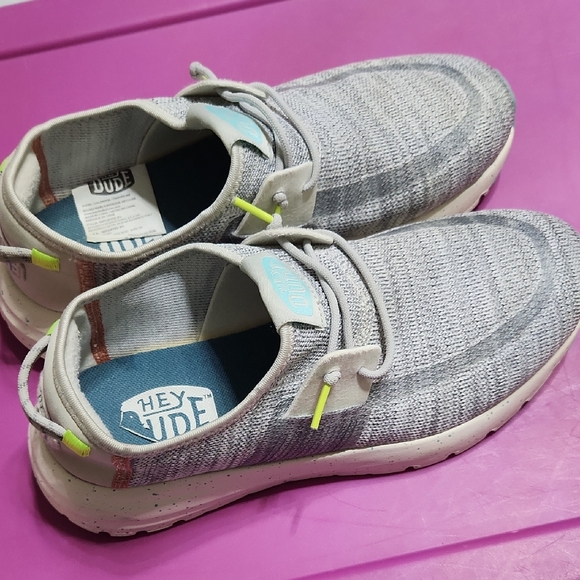 Hey Dude Shoes - Hey Dude Gray Athletic Shoes